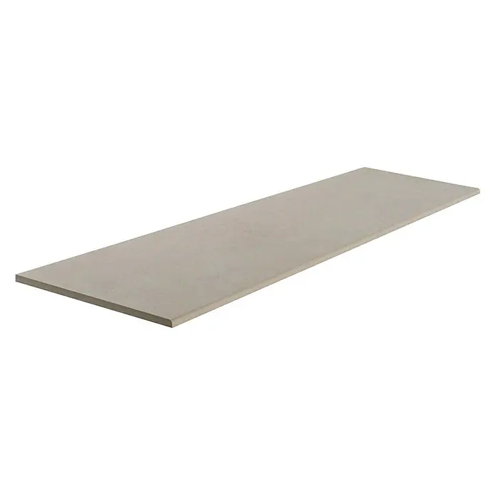 Art-Tec by Palazzo Stufen- & Abdeckplatte - 30 x 120 cm, Creme, Matt - Vorderansicht
