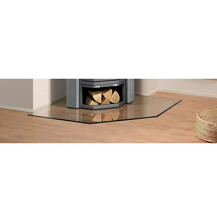Justus Glasbodenplatte B5 - 110 x 110 cm, Fünfeckig - Ansicht von oben
