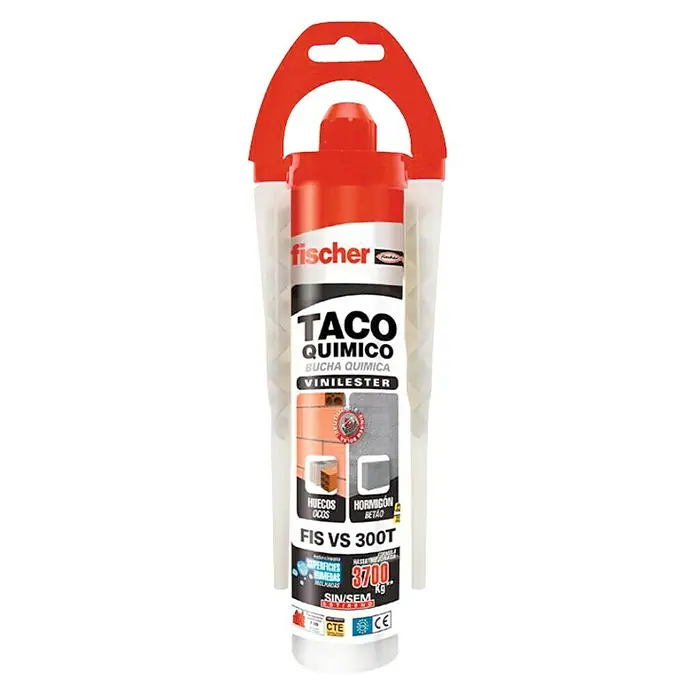 Fischer Anclaje químico DIY FIS VS - 300 ml, Blanco