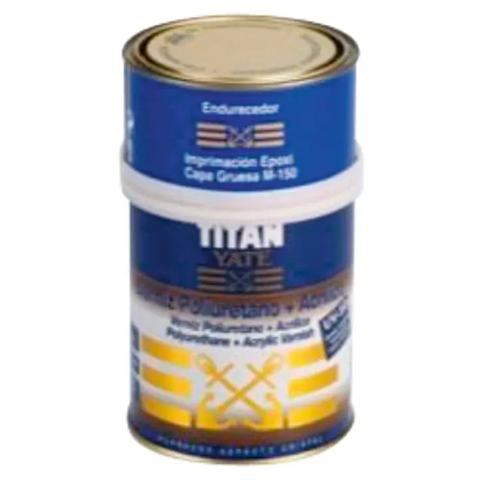 Titan Yate Barniz para barcos de 2 componentes - Incoloro, 750 ml