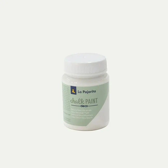 La Pajarita Pintura de tiza Chalk Paint - Blanco nube, 75 ml, Mate