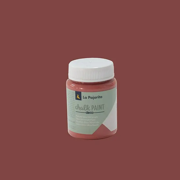 La Pajarita Pintura de tiza Chalk Paint - Marsala, 75 ml, Mate