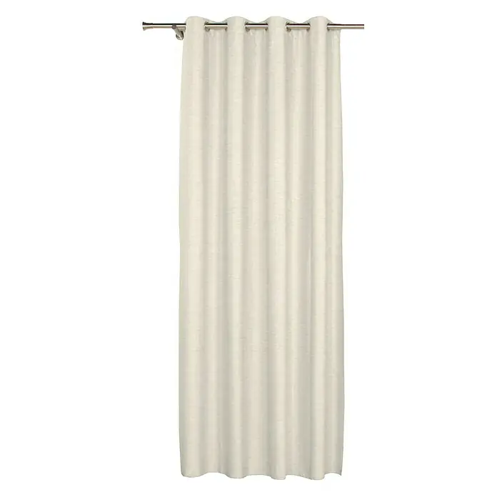 Cortina con ollaos Básico - 180 x 270 cm, 50% algodón y 50% poliéster, Crudo