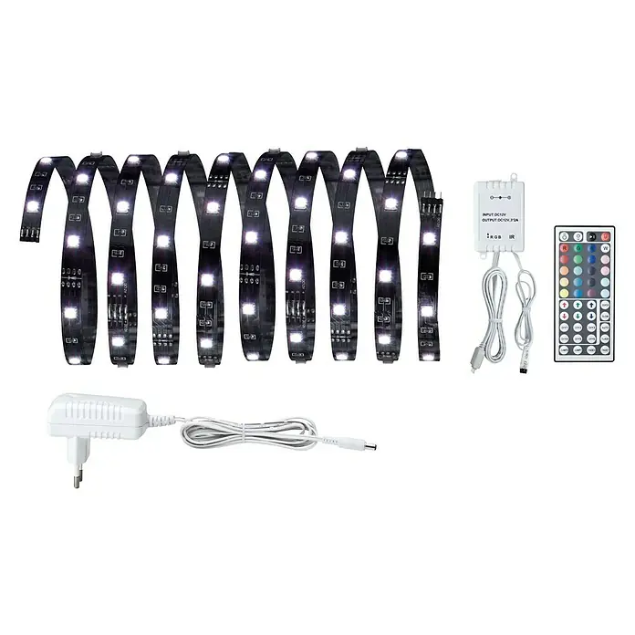 Paulmann LED svjetlosna traka - 3 m, RGB, 21,6 W - Proizvod u upotrebi