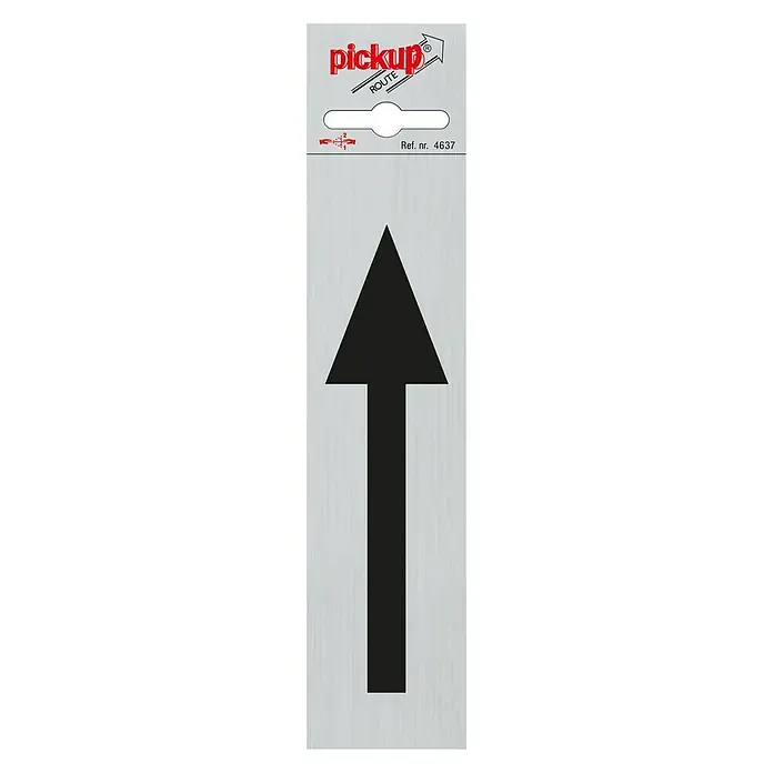 Pickup Pločica sa simbolom - Motiv: Strelica, D x Š: 165 x 44 mm - Pogled sprijeda