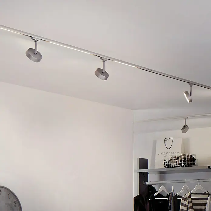 Paulmann URail LED-Leuchte Circle - 5 W, Chrom matt - Stimmungsaufnahme