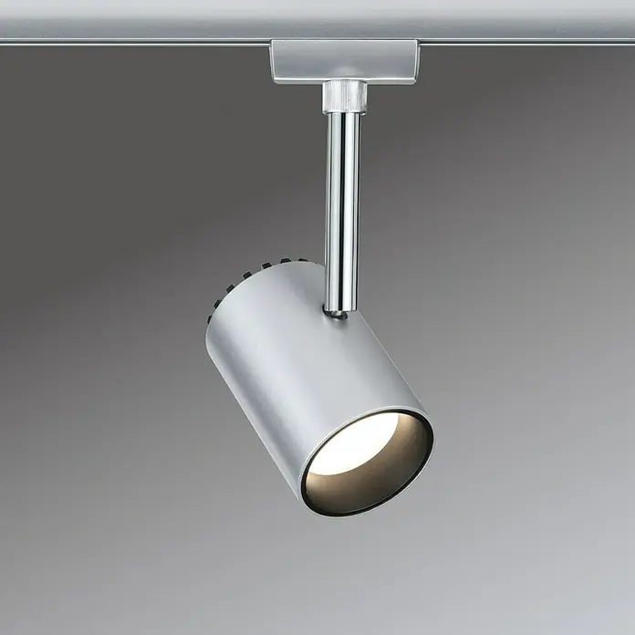 Paulmann URail LED-Leuchte Shine - L x B x H: 9 x 5,9 x 18 cm, 5 W, Chrom matt - Anwendungsbeispiel
