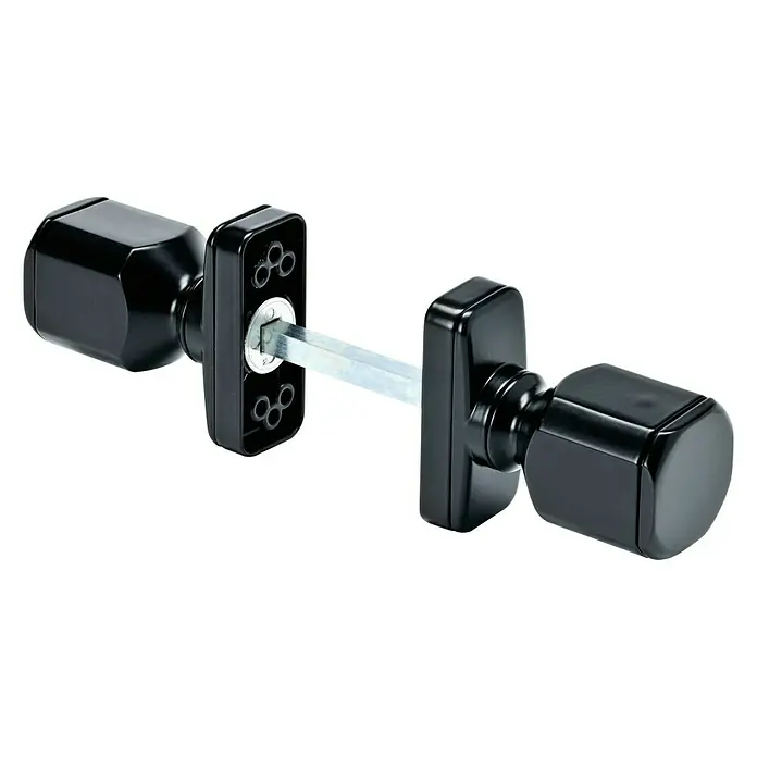Pomo para puerta - Aluminio, Negro