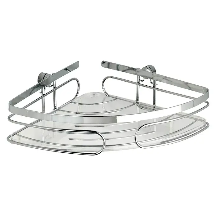 Wenko Cesta de baño angular Premium - L x An x Al: 19 x 19 x 6,5 cm