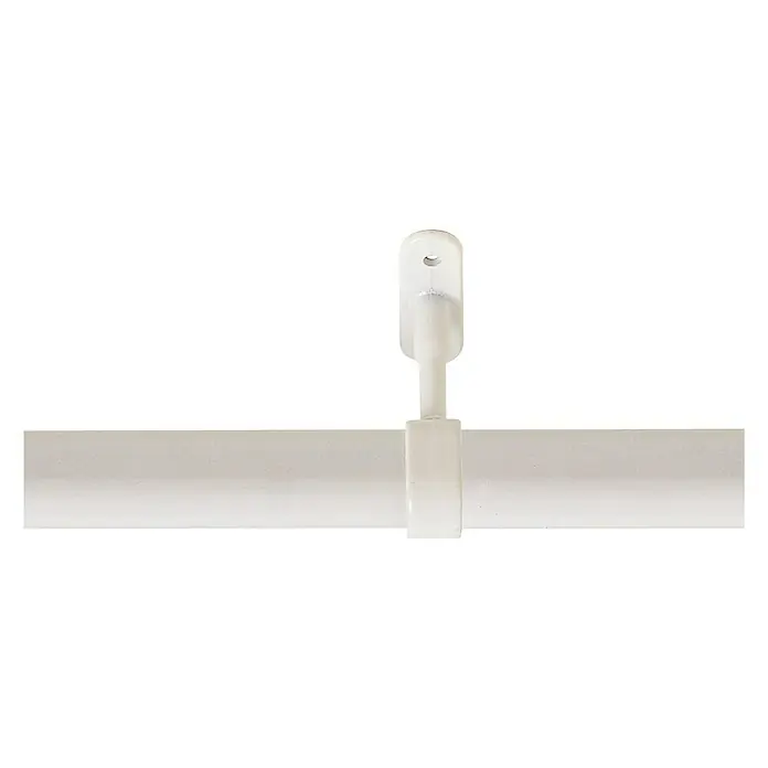 Soporte de techo Central Ovalado - Blanco, L x An x Al: 7,1 x 1,8 x 4,9 cm, Atornillado