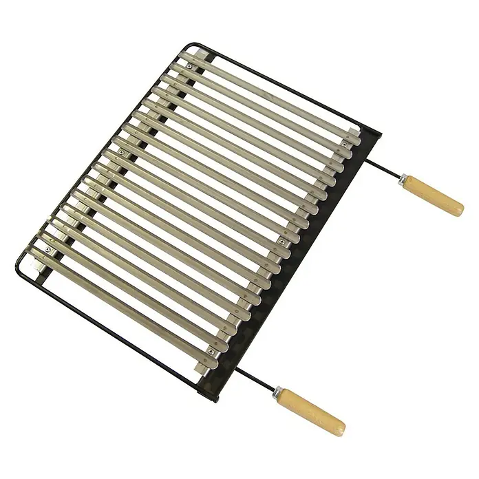 Imex El Zorro Parrilla para barbacoa - L x An: 60 x 41 cm, Acero inoxidable