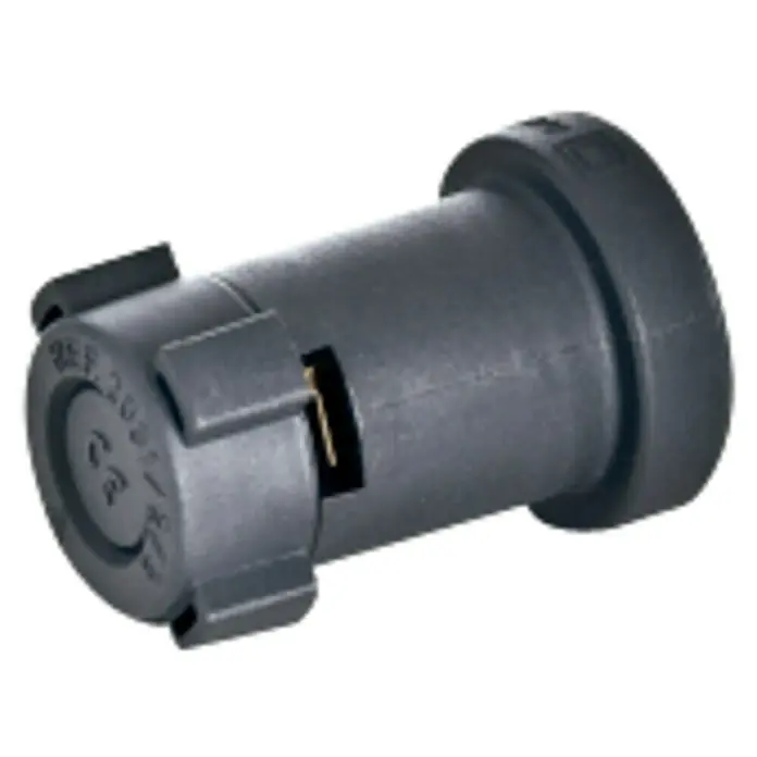 Famatel Casquillo para lámparas feria para cable plano 179 - Negro, Termoplástico