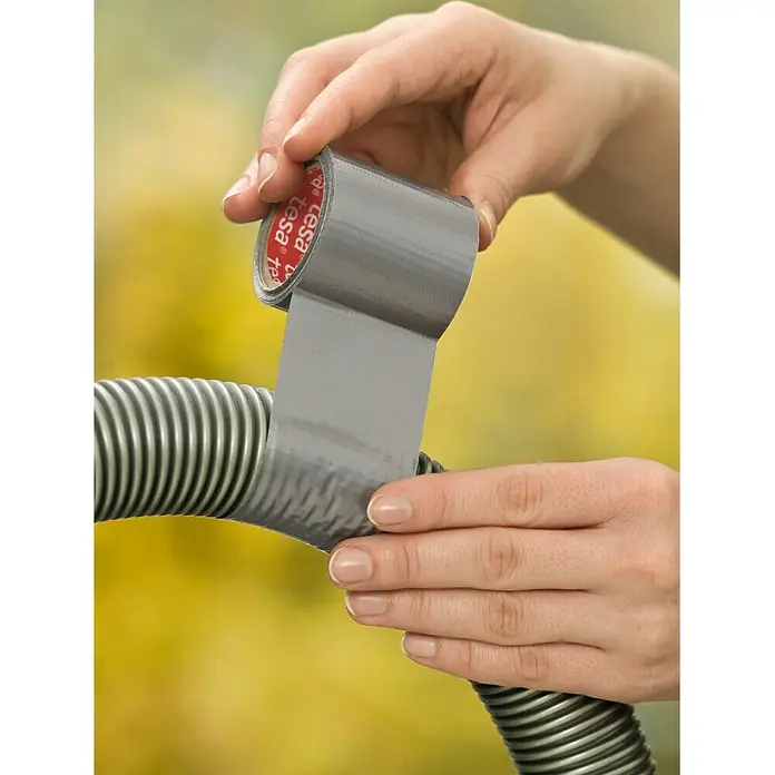 Tesa Cinta de reparación Extra Power - Gris, L x An: 5 m x 50 mm