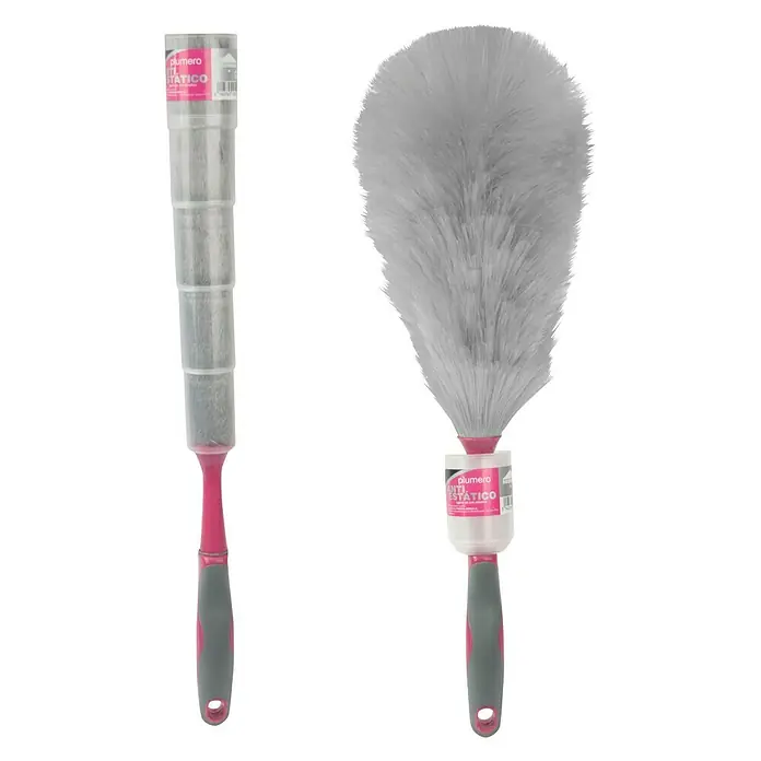 Rozenbal Plumero antiestático con mango - 46 cm, Fibras sintéticas