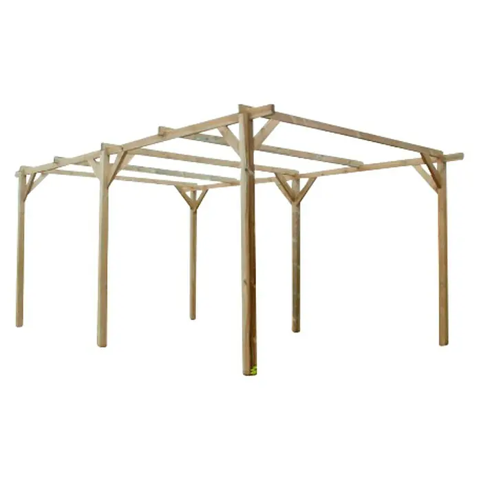 Forest-Style Carport Henri - L x An: 512 x 300 cm, Altura de entrada: 2,2 m