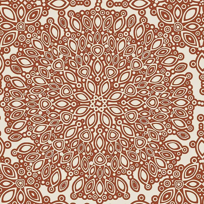 Cortina con ollaos Jávea - 140 x 260 cm, 100% poliéster, Rojo/Blanco