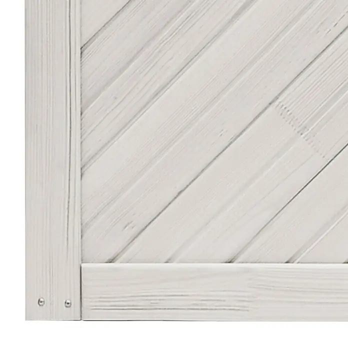 Andrewex Sichtschutzzaun Elegant - 180 x 195/180 cm, Mit Bogen, Latte - Vorderansicht