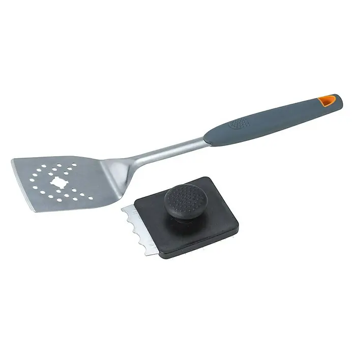 Kingstone Multitool-Set 3 in 1 - Grau/Silber, Material Borsten: Edelstahl - Diagonale Ansicht