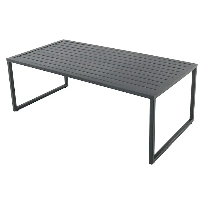 Sunfun Set lounge namještaja Judith - 4-dij., Metal, Antracit, Svijetlosive boje - Dijagonalni pogled