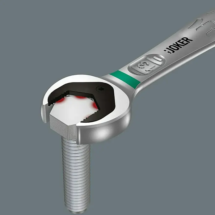 Wera Ringmaulschlüssel-Satz Joker - 11 -tlg., 8 - 19 mm - Detailaufnahme