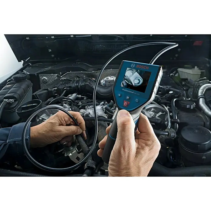 Bosch Professional Akku-Inspektionskamera GIC 120 - 120 cm, Durchmesser Kamerakopf: 8,5 mm - Anwendungsbeispiel