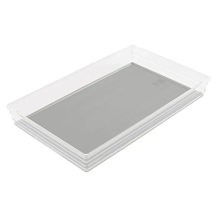 Sistemo Organizator za ladicu - 39 x 24 x 5 cm, Prozirno, Plastika - Dijagonalni pogled