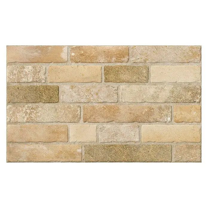 Revestimiento cerámico Brickwork - 33 x 55 cm, Beige, Mate - Vista superior