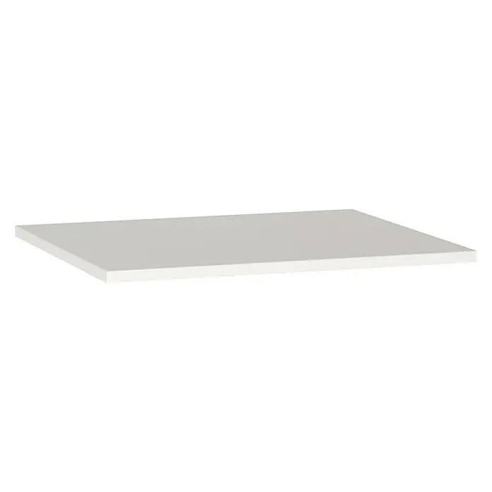 Camargue Cube Abdeckplatte - 48,5 x 60 x 1,9 cm, Weiß - Linke Seitenansicht