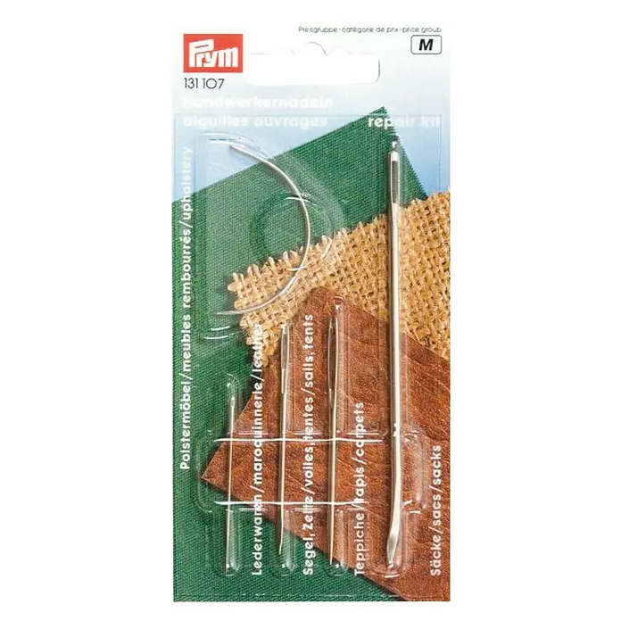 Prym Segelnadel-Set - 5 verschiedene Nadeln - Draufsicht