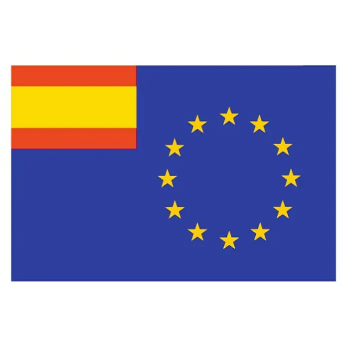 Bandera Unión Europea - España - 20 x 30 cm