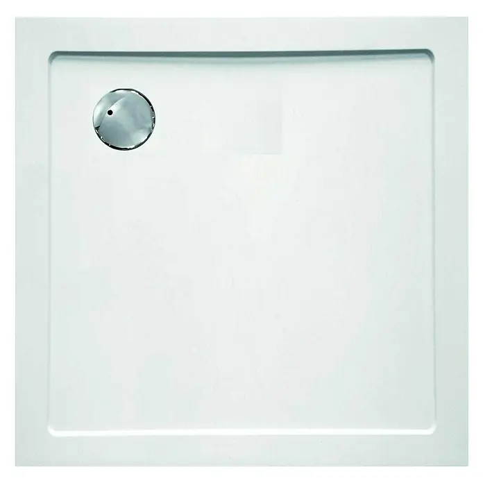 Sanotechnik Duschwanne SMC - L x B: 100 x 100 cm, Verbundwerkstoff, Weiß