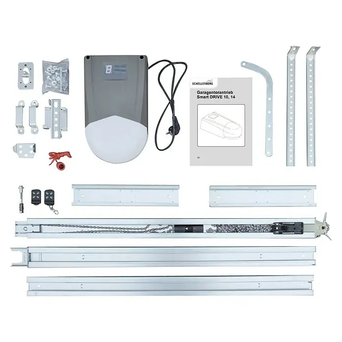 Schellenberg Garagentorantrieb Smart Drive 10 - Torfläche: Max. 10 m², Zugkraft: Max. 600 N - Vorderansicht