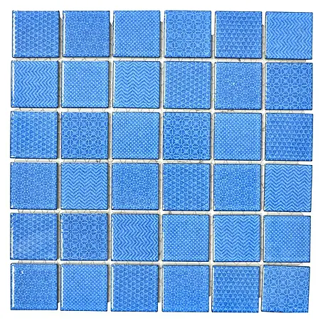 Mosaikfliese Quadrat Celadon Heritage CH C2