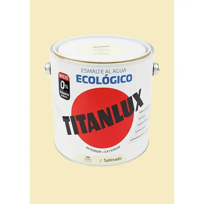 Titanlux Esmalte de color Eco Marfil - 2,5 l, Satinado