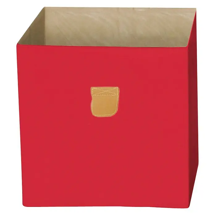 Phönix Aufbewahrungsbox Stor It - L x B x H: 34 x 34 x 34 cm, Polyester-Canvas, Rot - Vorderansicht