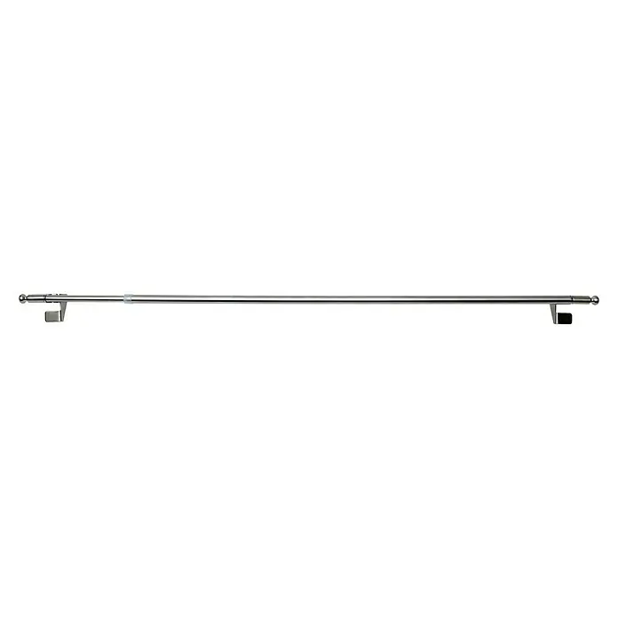 Sombra Karniša s cilindrom Pressfix Kugel - Duljina teleskopske šipke: 50 cm - 80 cm, Plemeniti čelik - Pogled sprijeda