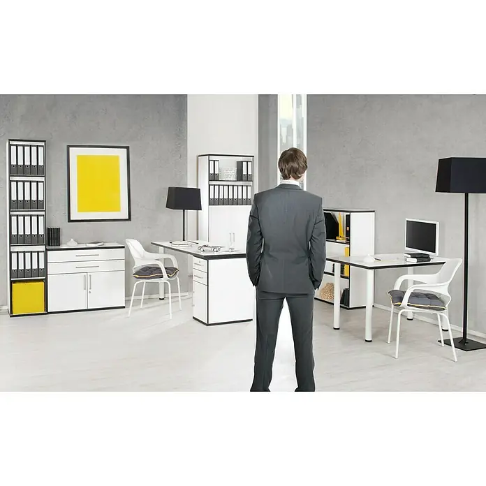 Phönix Chicago Container - L x B x H: 40 x 90 x 74 cm, Weiß - Stimmungsaufnahme
