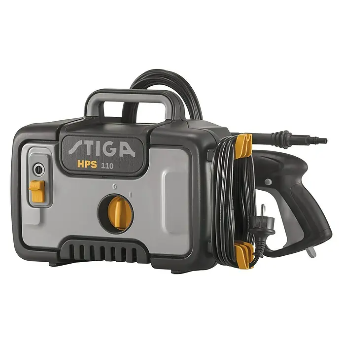 Stiga Hochdruckreiniger HPS 110 - 1.400 W, 110 bar, Fördermenge: 390 l/h - Vorderansicht