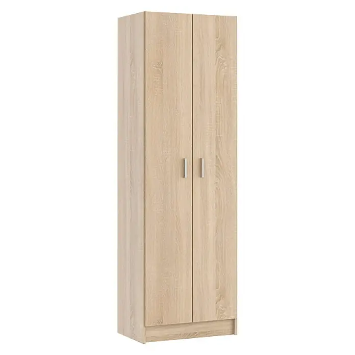 Armario multiuso 007146F - L x An x Al: 37 x 59 x 180 cm, Roble