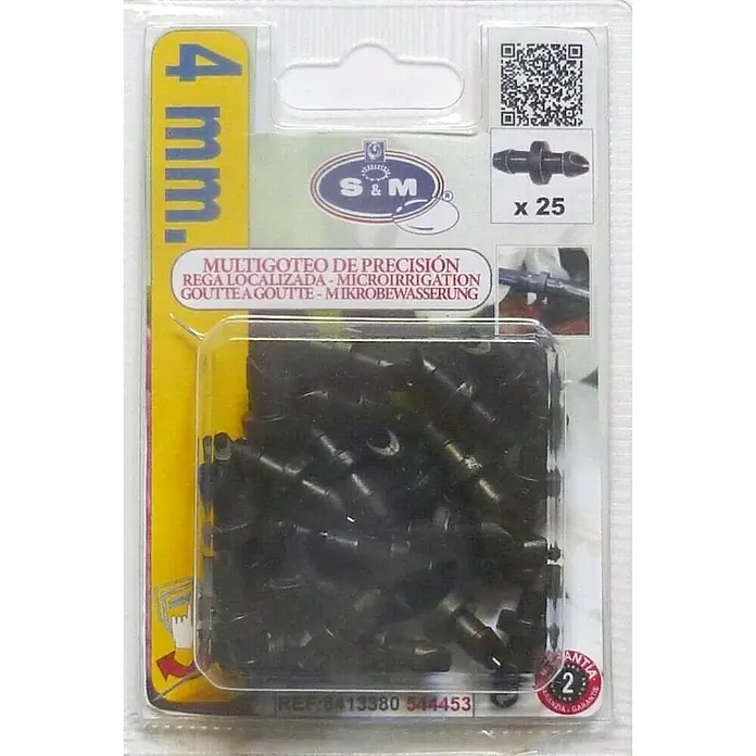 Manguito de unión rápida de microgoteo - 4 mm, 25 ud.