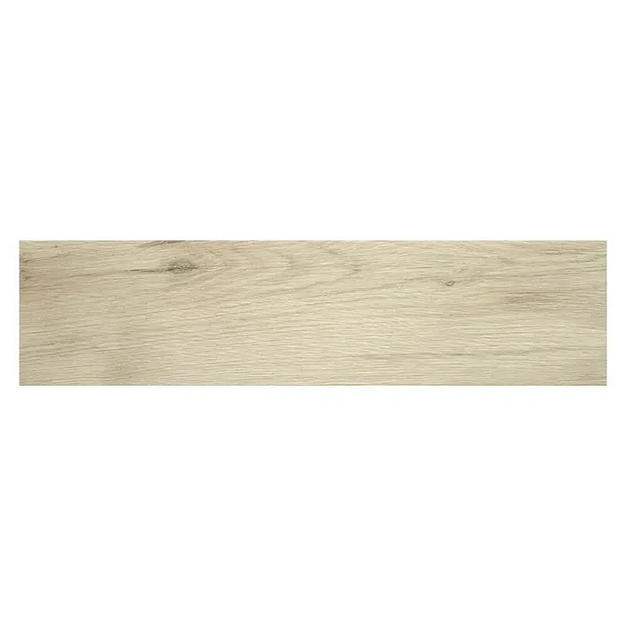 Pavimento cerámico Olsen - 24 x 95 cm, Beige, Estilo madera