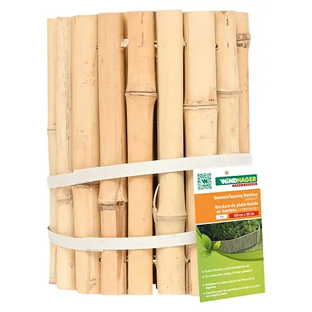 Windhager  Beeteinfassung Bambus gerollt