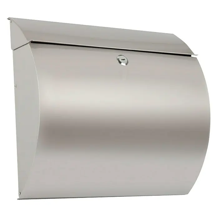 Arregui Buzón de correo Aura E5405-12 - Acero inoxidable, L x An x Al: 37,5 x 10,5 x 33 cm