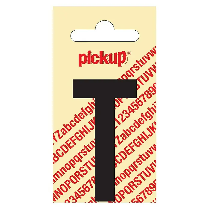 Pickup Naljepnica - Motiv: T, Crne boje, Visina: 60 mm
