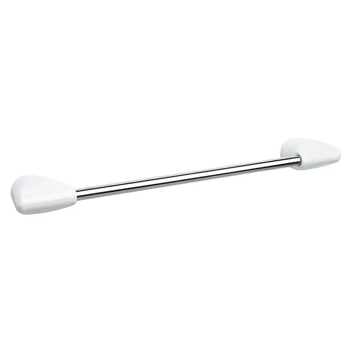 Tatay Alpha Toallero - Ancho: 40 cm, Blanco, Cromo