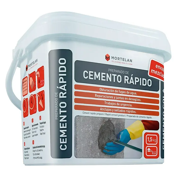 Gecol Cemento rápido Mortelan - 1,5 kg
