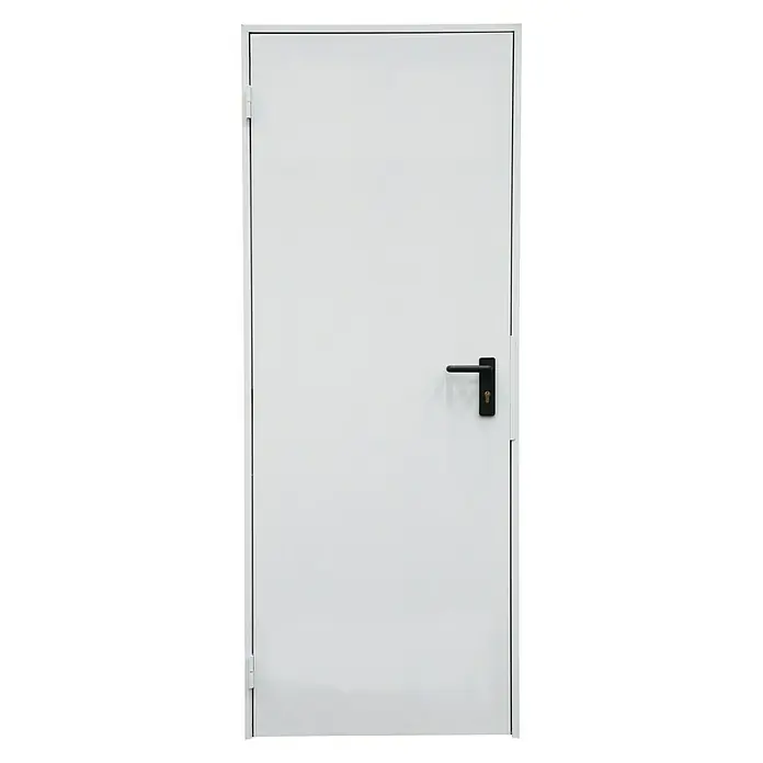 Novoferm Puerta metálica Super Plus Prelacada blanca - 77,5 x 203,5 cm, Apertura según normativa: Derecha - Vista frontal