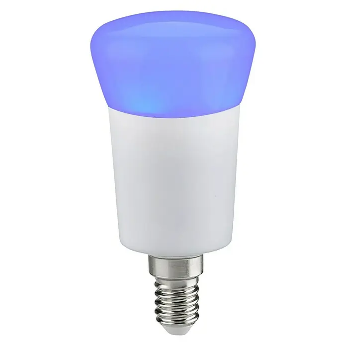 LeuchtenDirekt Lola LED žarulja Bulb - 4,3 W, E14, RGB upravljanje bojom, S daljinskim upravljanjem - Pogled sprijeda