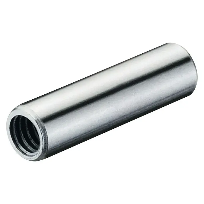 Häfele Navojna čahura - Duljina: 15 mm, Namijenjeno za: Debljine drva 24 – 26 mm - Pogled sprijeda