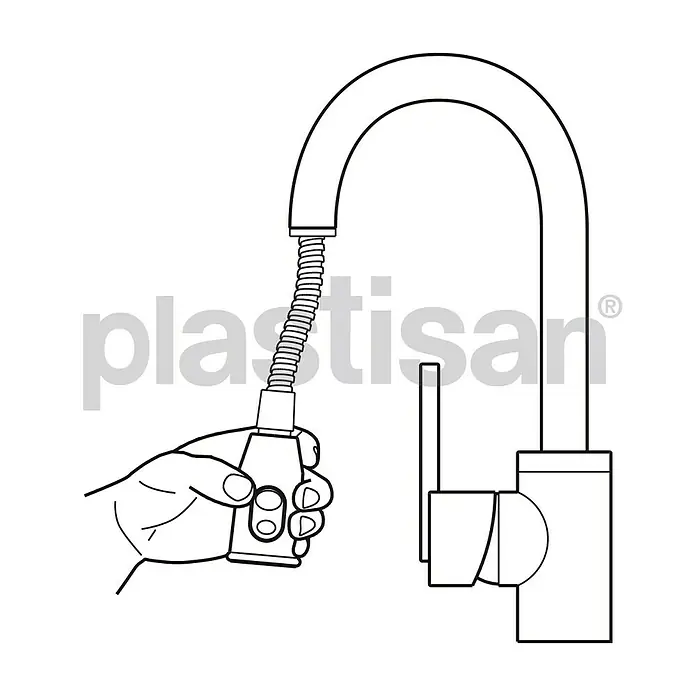 Plastisan Rociador de recambio Micra - ½″, Cromo